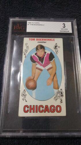 Tom Boerwinkle #7 Basketball Cards 1969 Topps