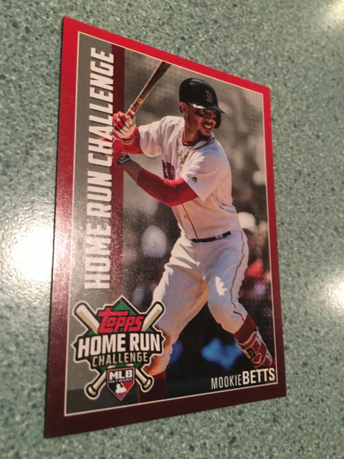 Mookie Betts #hrc-11 Baseball Cards 2019 Topps Home Run Challenge