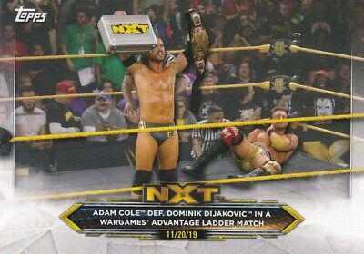 Adam Cole, Dominik Dijakovic #57 Wrestling Cards 2020 Topps WWE NXT