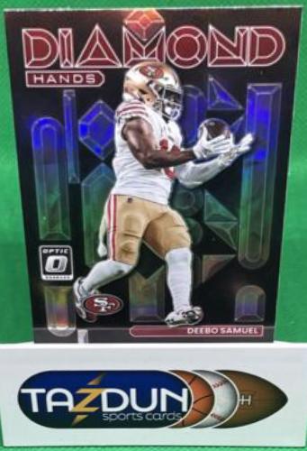 Deebo Samuel #DH-10 Football Cards 2022 Panini Donruss Optic Diamond Hands