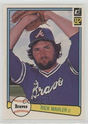 Rick Mahler #349 Baseball Cards 1982 Donruss