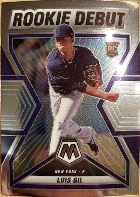 Luis Gil #RD-10 Baseball Cards 2022 Panini Mosaic Rookie Debut