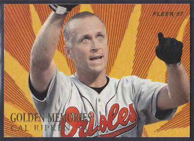 Cal Ripken Jr #9 Baseball Cards 1997 Fleer Golden Memories