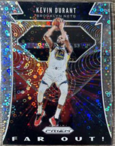 Kevin Durant #5 Basketball Cards 2019 Panini Prizm Far Out