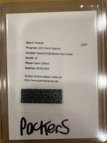 Sean Clifford #10 Football Cards 2023 Panini Spectra Rookie Autograph Meta