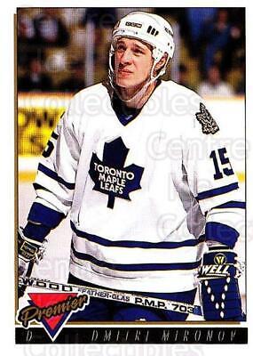 Dmitri Mironov #419 Hockey Cards 1993 Topps Premier
