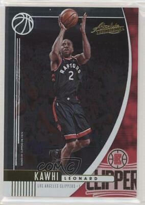 Kawhi Leonard #5 Basketball Cards 2019 Panini Absolute Memorabilia