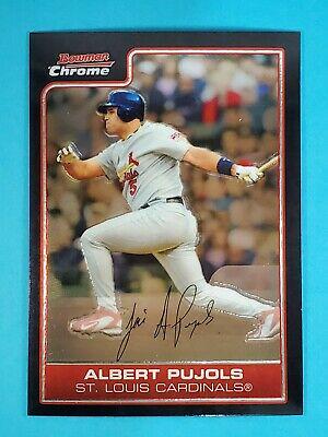 Albert Pujols #25 Baseball Cards 2006 Bowman Chrome