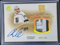 Rasmus Kupari #FWAP-RK Hockey Cards 2021 SP Authentic Future Watch Auto Patch Prices