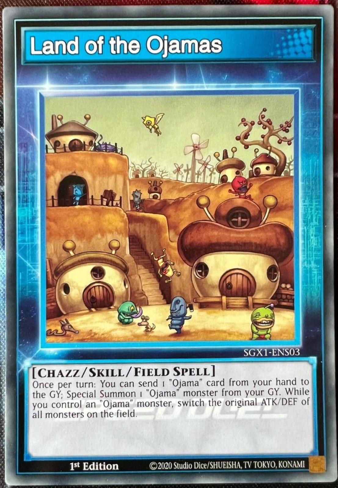 Land of the Ojamas SGX1-ENS03 YuGiOh Speed Duel GX: Duel Academy Box
