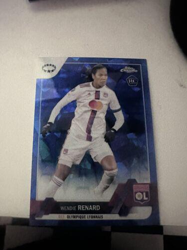 Wendie Renard #91 Soccer Cards 2022 Topps Chrome UEFA Women's Champions League