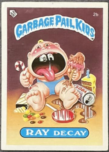 RAY Decay #2b Garbage Pail Kids 1985 Mini