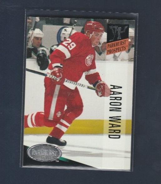 Aaron Ward #262 Hockey Cards 1993 Parkhurst