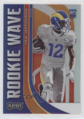 Van Jefferson #RW-24 Football Cards 2020 Panini Playoff Rookie Wave