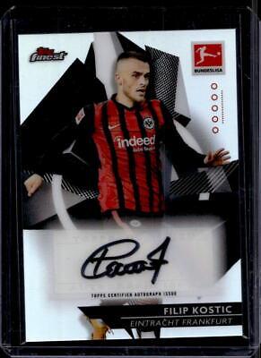 Filip Kostic #BCA-FKO 2020 Topps Finest Bundesliga Autographs Soccer