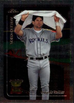 Todd Helton #52 Baseball Cards 1999 Topps Chrome