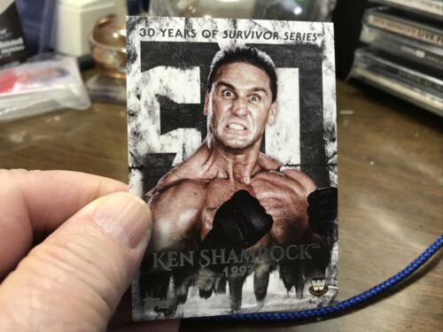 Ken Shamrock #SS-10 Wrestling Cards 2018 Topps WWE Undisputed 30 Years of Survivor Series