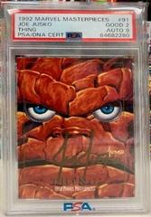 Thing [Autograph] #91 Marvel 1992 Masterpieces Prices