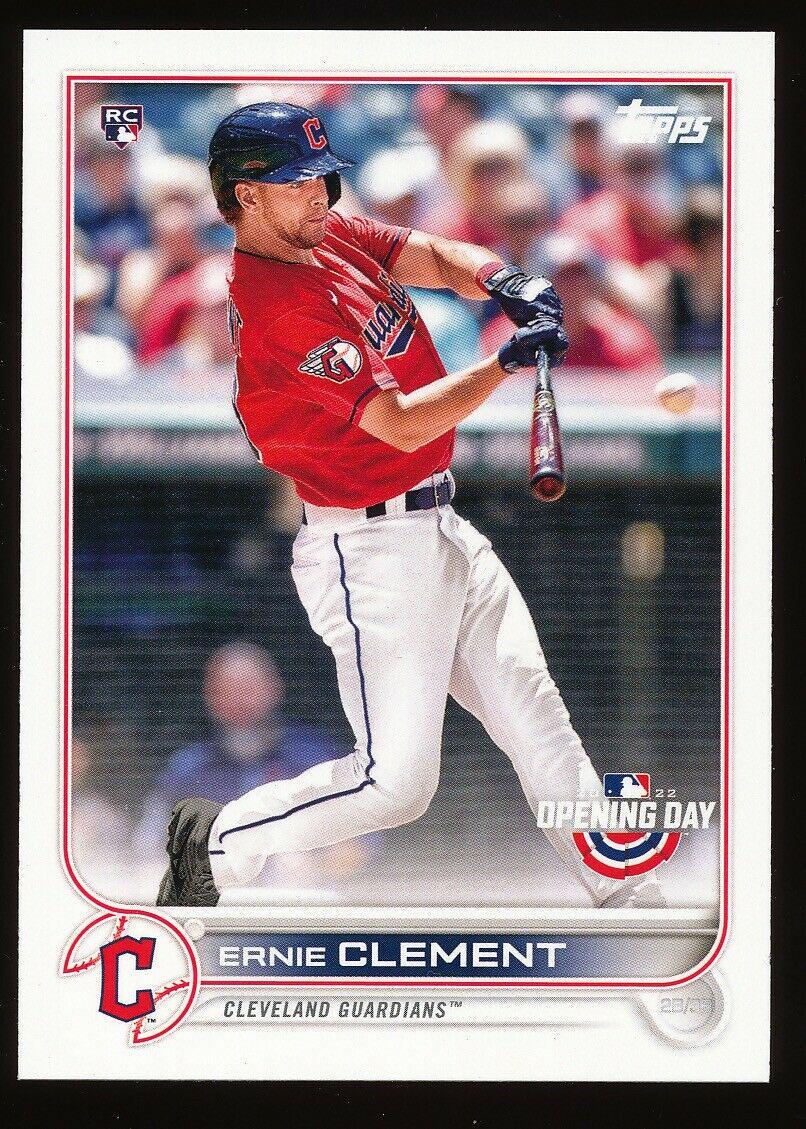 Ernie Clement #166 Baseball Cards 2022 Topps Opening Day