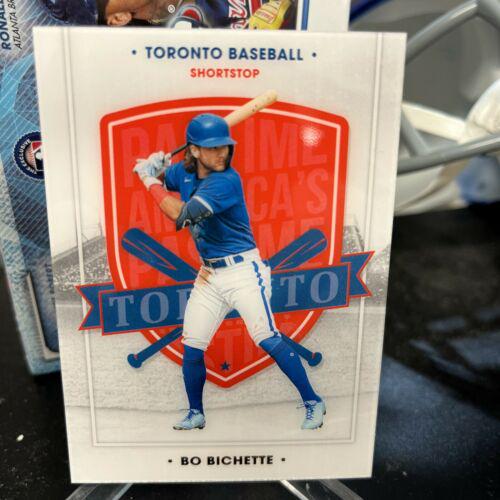 Bo Bichette #2 Baseball Cards 2021 Panini Chronicles America's Pastime