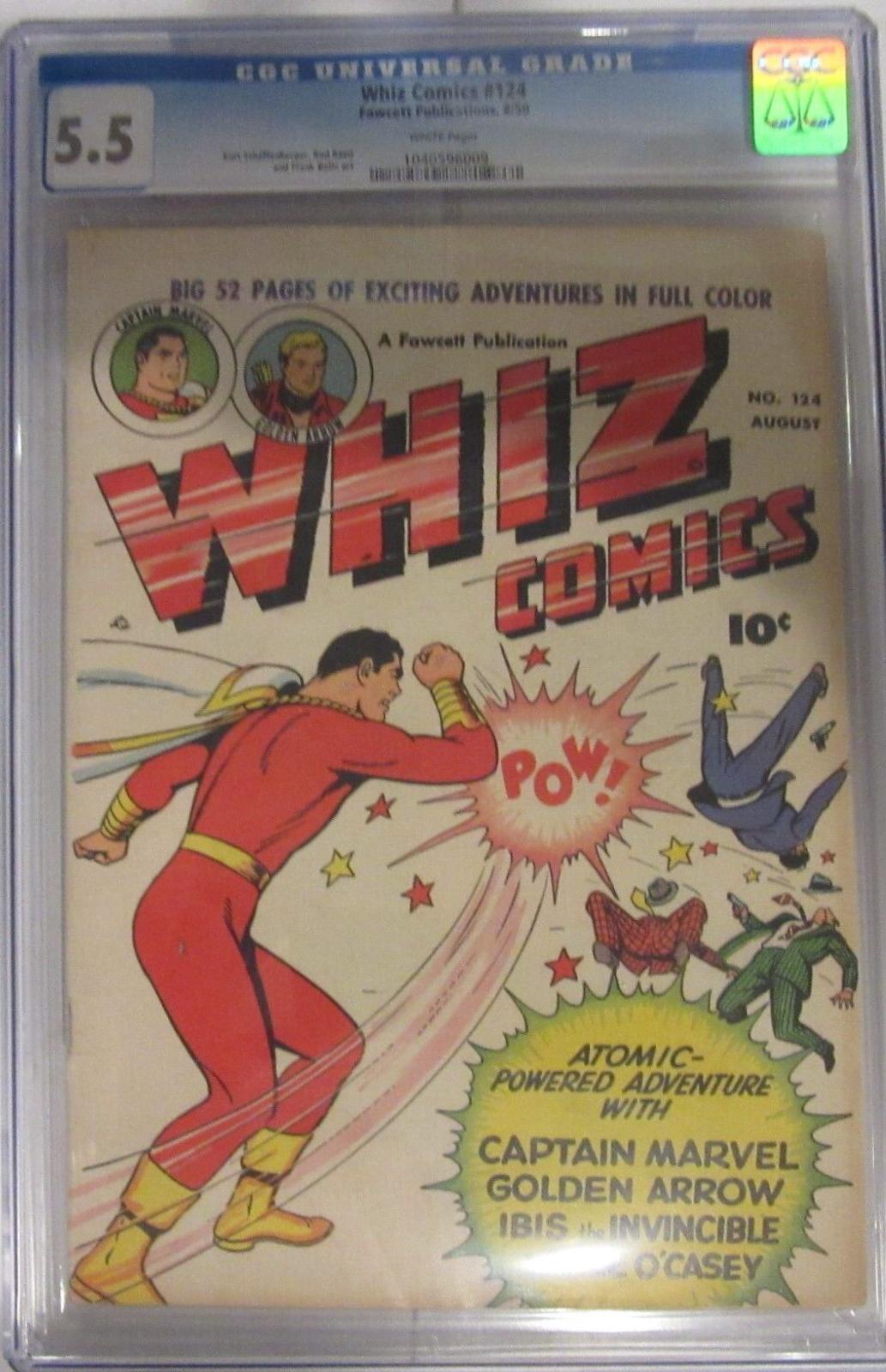 Whiz Comics #124 (1950) Comic Books Whiz Comics