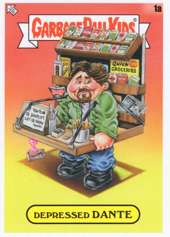 Depressed DANTE #1a Garbage Pail Kids X View Askew