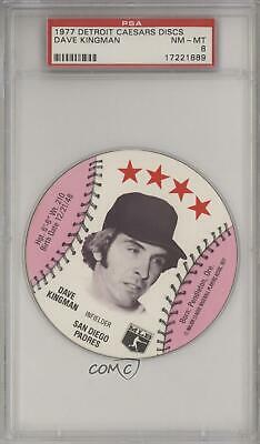Dave Kingman Baseball Cards 1977 Detroit Caesars Discs