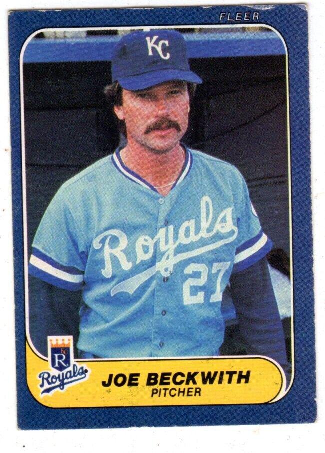 Joe Beckwith #2 Baseball Cards 1986 Fleer