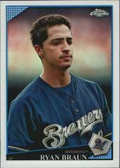 Ryan Braun [Refractor] #75 Baseball Cards 2009 Topps Chrome Prices