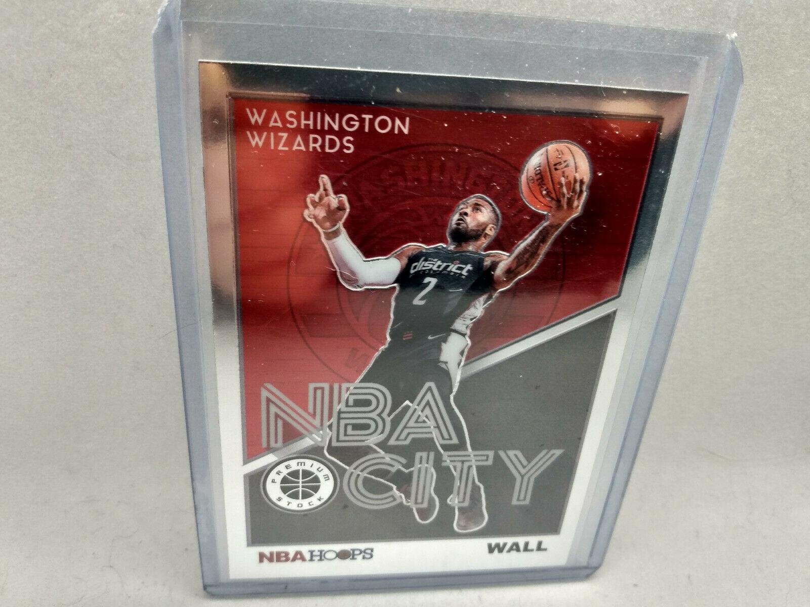 John Wall #7 Basketball Cards 2019 Panini Hoops Premium Stock NBA City