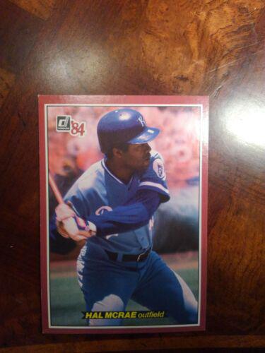 Hal McRae #25 Baseball Cards 1984 Donruss Action All Stars
