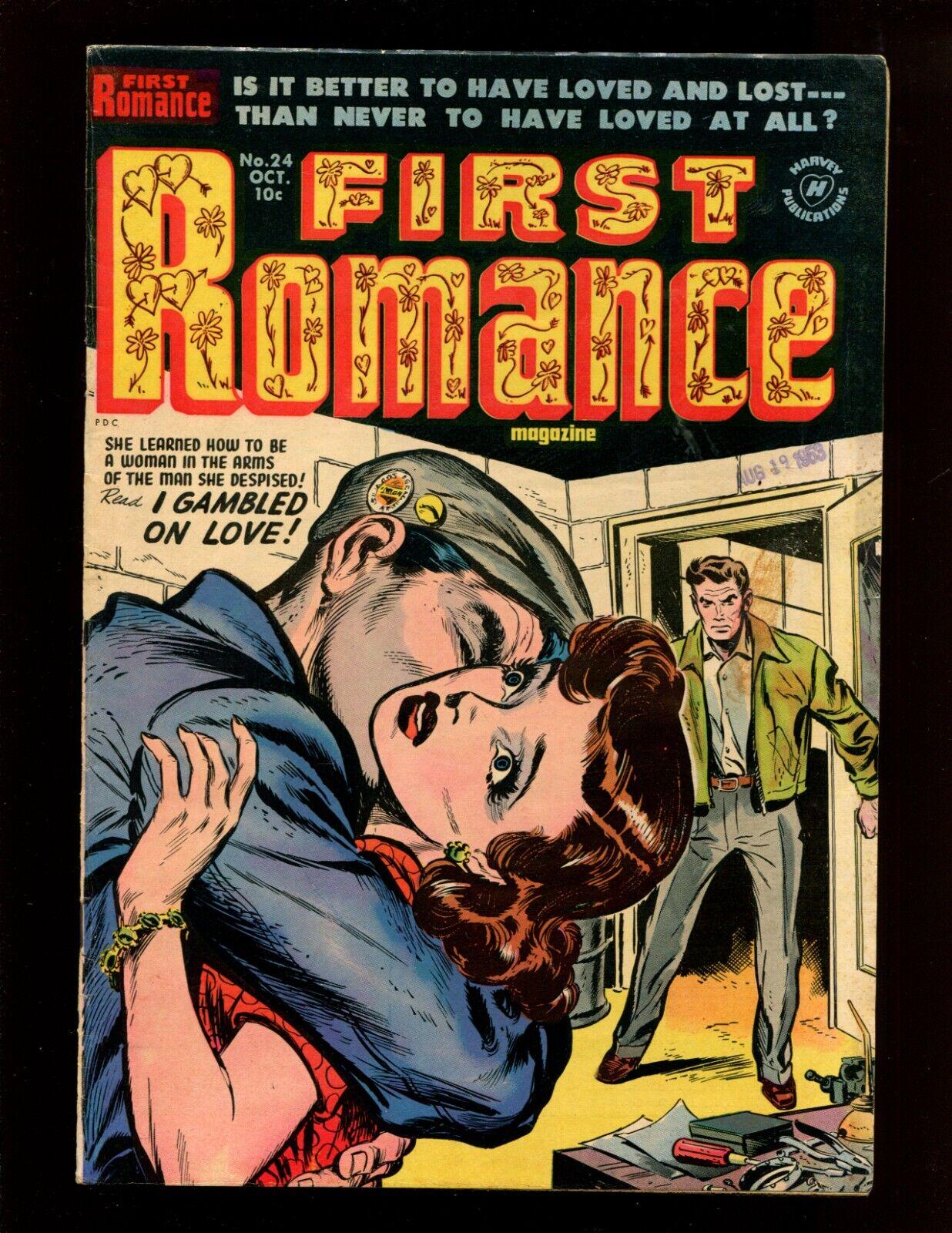 First Romance Magazine #24 (1953) Comic Books First Romance Magazine
