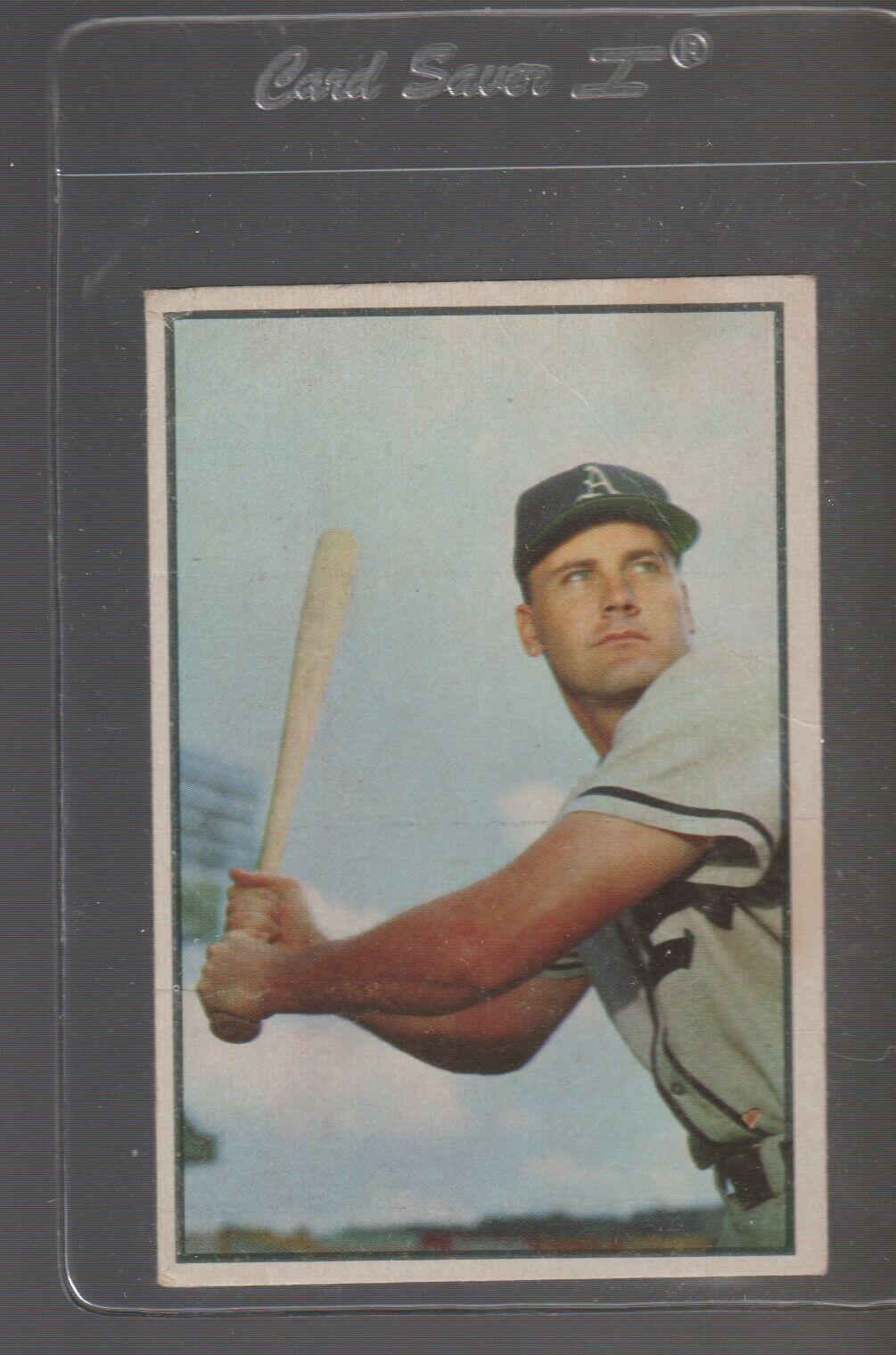 Gus Zernial #13 Baseball Cards 1953 Bowman Color