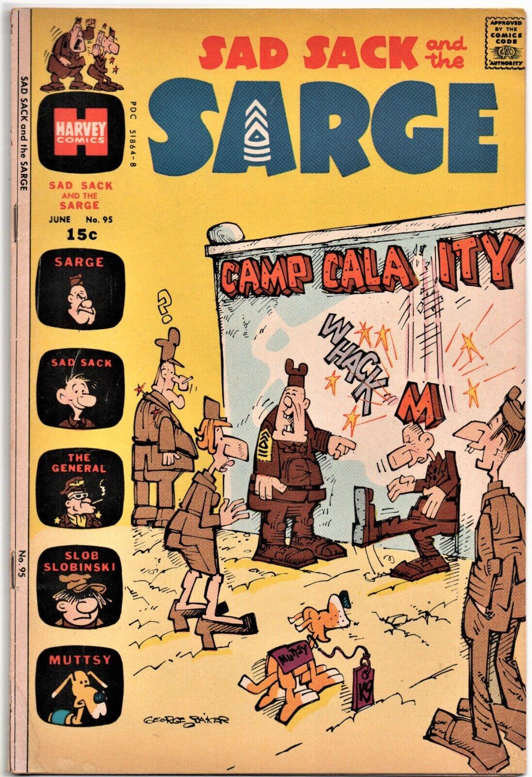 Sad Sack and the Sarge #95 (1972) Comic Books Sad Sack and the Sarge