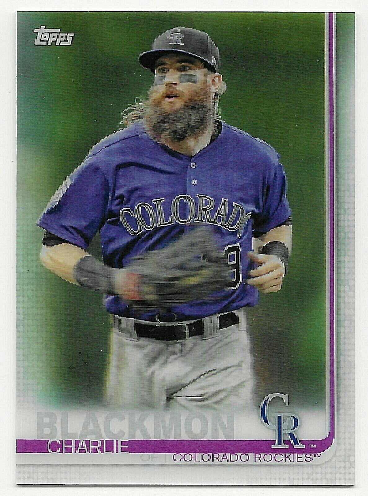 Charlie Blackmon #16 Baseball Cards 2019 Topps on Demand 3D