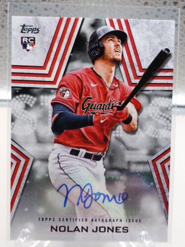 Nolan Jones #BSA-NJ Baseball Cards 2023 Topps Series 1 Stars Autographs