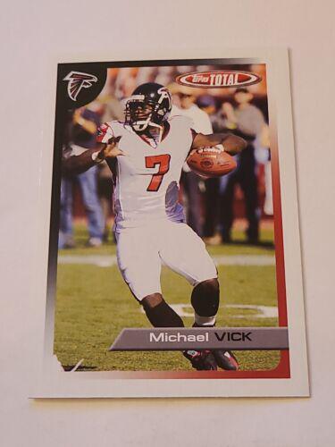 Michael Vick #1 Football Cards 2005 Topps Total