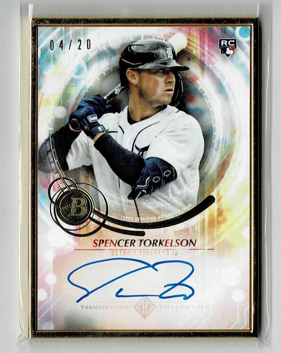 Spencer Torkelson #TCA-ST 2022 Bowman Transcendent Autographs Baseball
