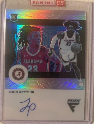 John Petty Jr #FRA-JP Basketball Cards 2021 Panini Chronicles Draft Picks Flux Rookie Autographs