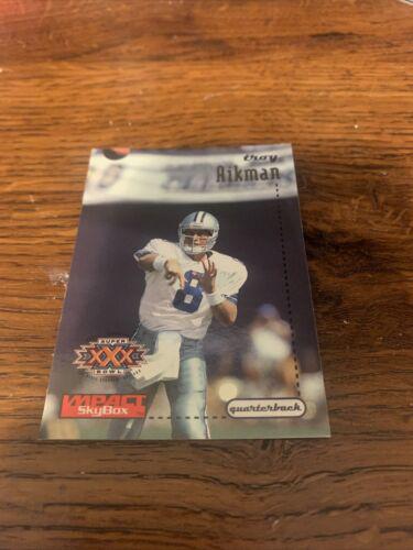 Troy Aikman #33 Football Cards 1996 Skybox Impact