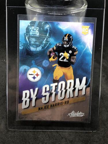 Najee Harris #BST-11 Football Cards 2021 Panini Absolute By Storm