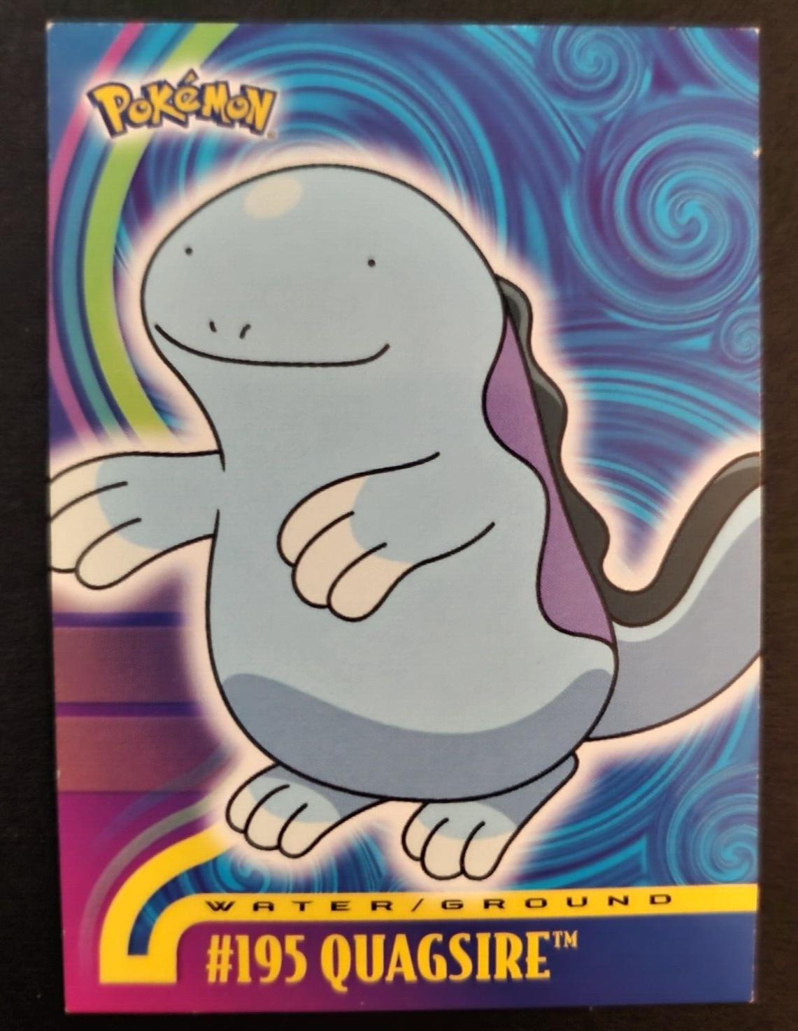 Quagsire #195 Pokemon 2001 Topps Johto