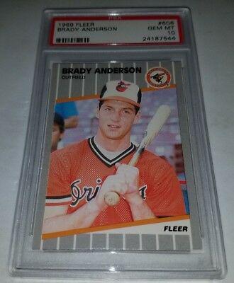 Brady Anderson #606 Baseball Cards 1989 Fleer