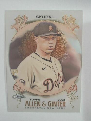 Tarik Skubal #245 Baseball Cards 2021 Topps Allen & Ginter Chrome