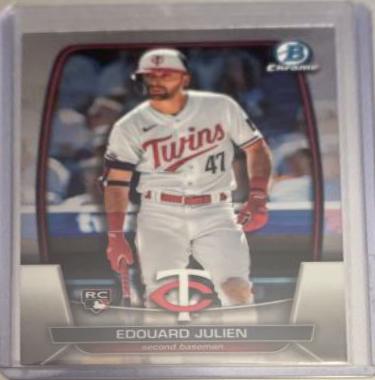 Edouard Julien #1 Baseball Cards 2023 Bowman Chrome