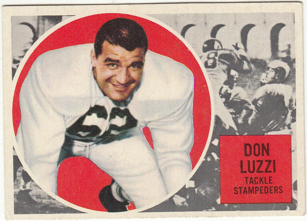 Don Luzzi #27 Football Cards 1960 Topps CFL