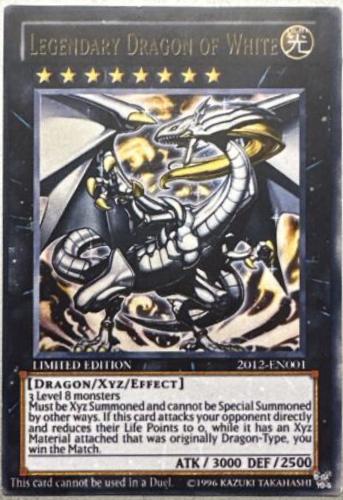 Legendary Dragon of White 2012-EN001 YuGiOh World Championship 2012