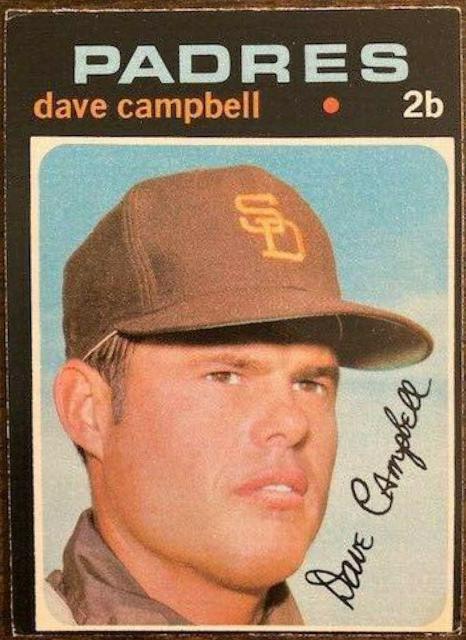Dave Campbell #46 Baseball Cards 1971 O Pee Chee
