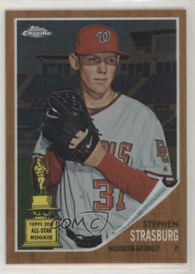 Stephen Strasburg #C124 Baseball Cards 2011 Topps Heritage Chrome