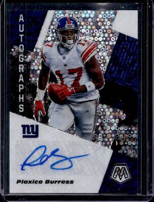 Plaxico Burress #ANH-PBU Football Cards 2020 Panini Mosaic Autographs No Huddle